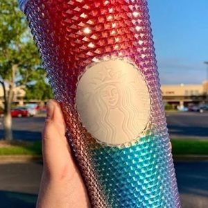 Starbucks 2020 Limited Edition Studded Rainbow Cup